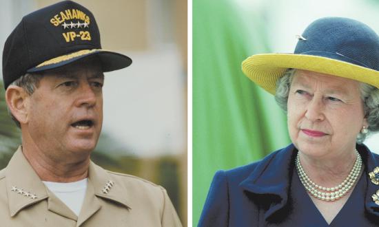 Admiral Leighton “Snuffy” Smith met Queen Elizabeth II 